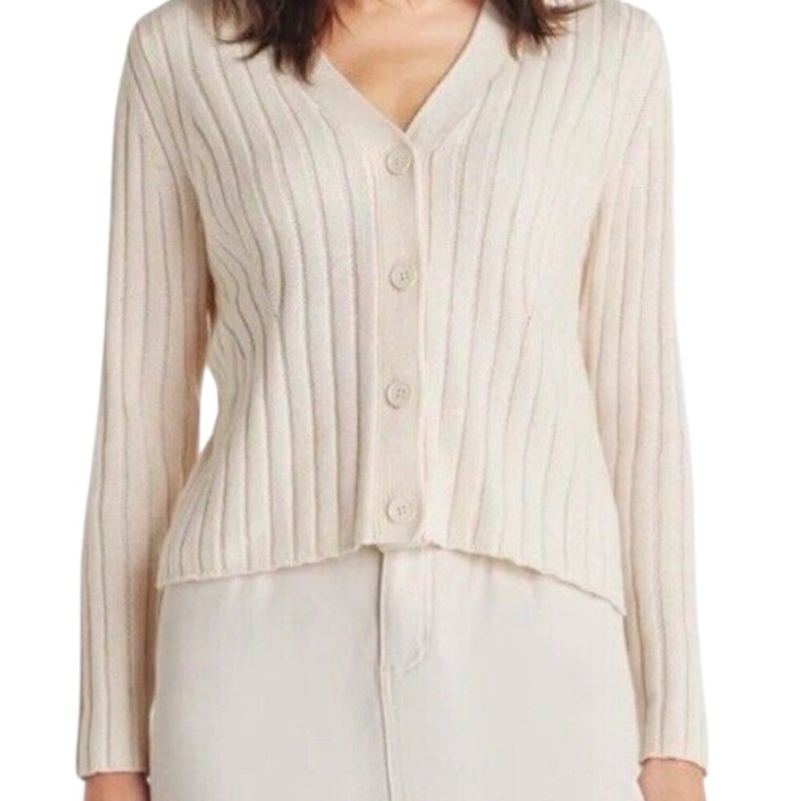 Splendid Kritzia Cardigan In Ivory Large Nwt